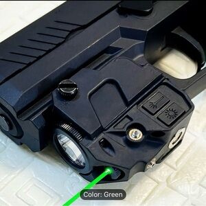 Tactical Black Laser Sight with Green Beam